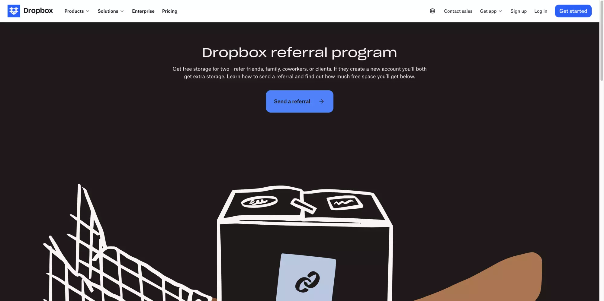 Dropbox's referral program